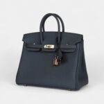 Hermès Birkin 25 Gris Misty Togo Permabrass Hardware