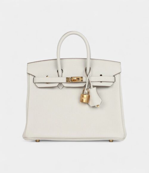 Hermès Birkin 25 Gris Pale Togo Gold Hardware