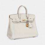 Hermès Birkin 25 Gris Pale Togo Gold Hardware