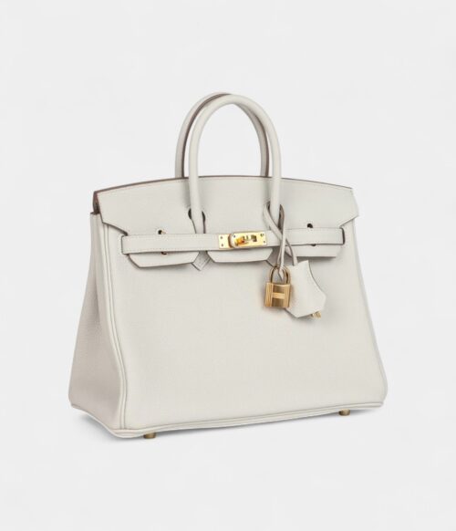 Hermès Birkin 25 Gris Pale Togo Gold Hardware