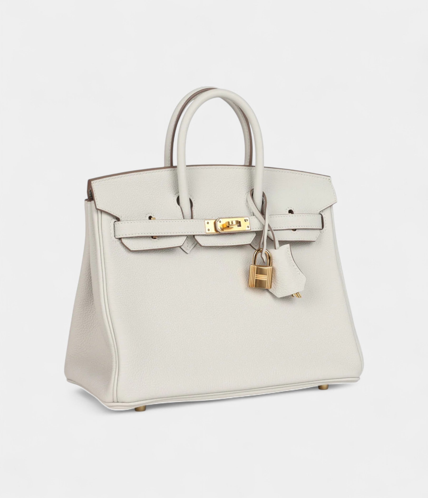 Hermès Birkin 25 Gris Pale Togo Gold Hardware