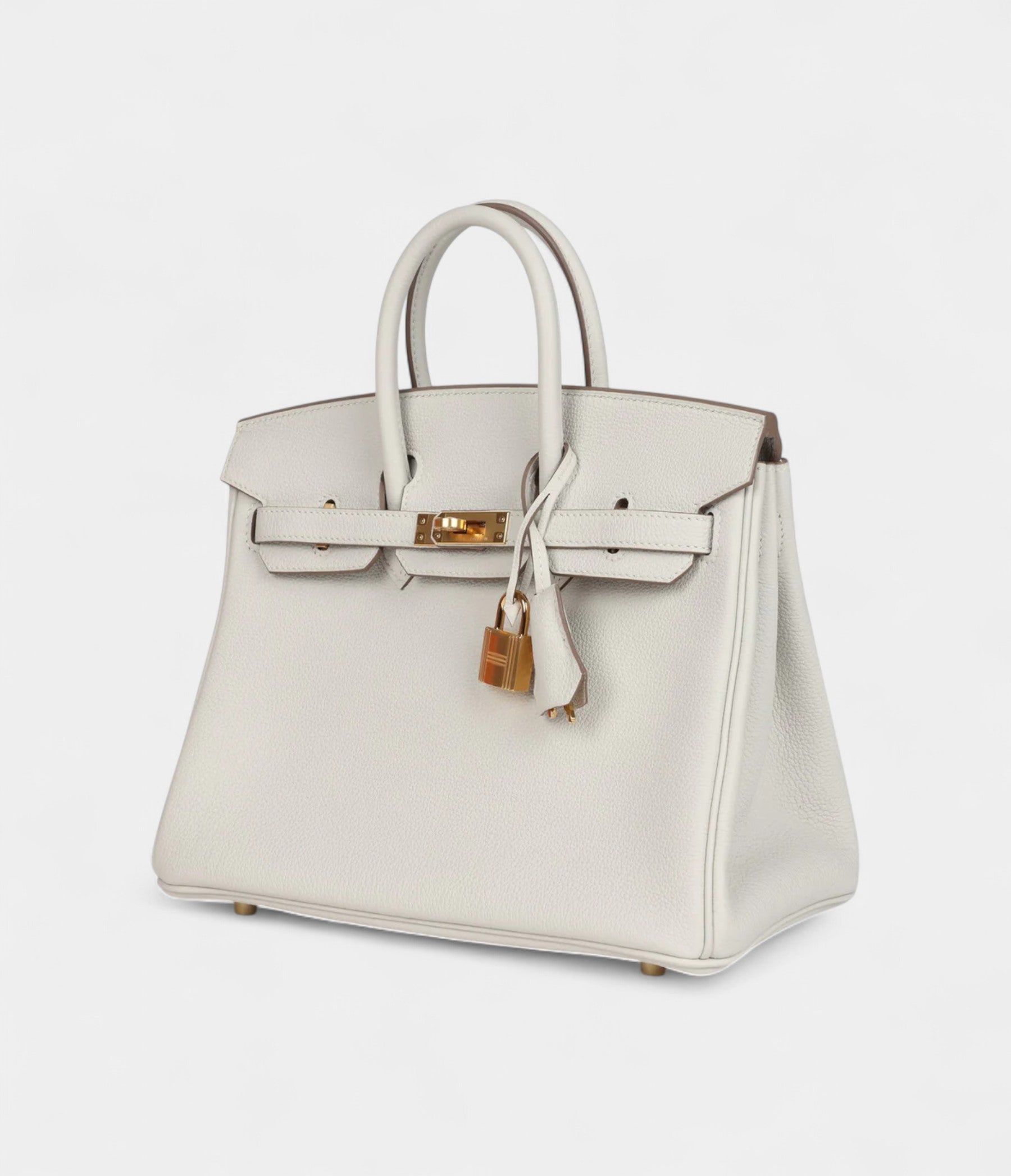 Hermès Birkin 25 Gris Pale Togo Gold Hardware
