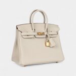 Hermès Birkin 25 Himalaya Niloticus Crocodile Palladium Hardware