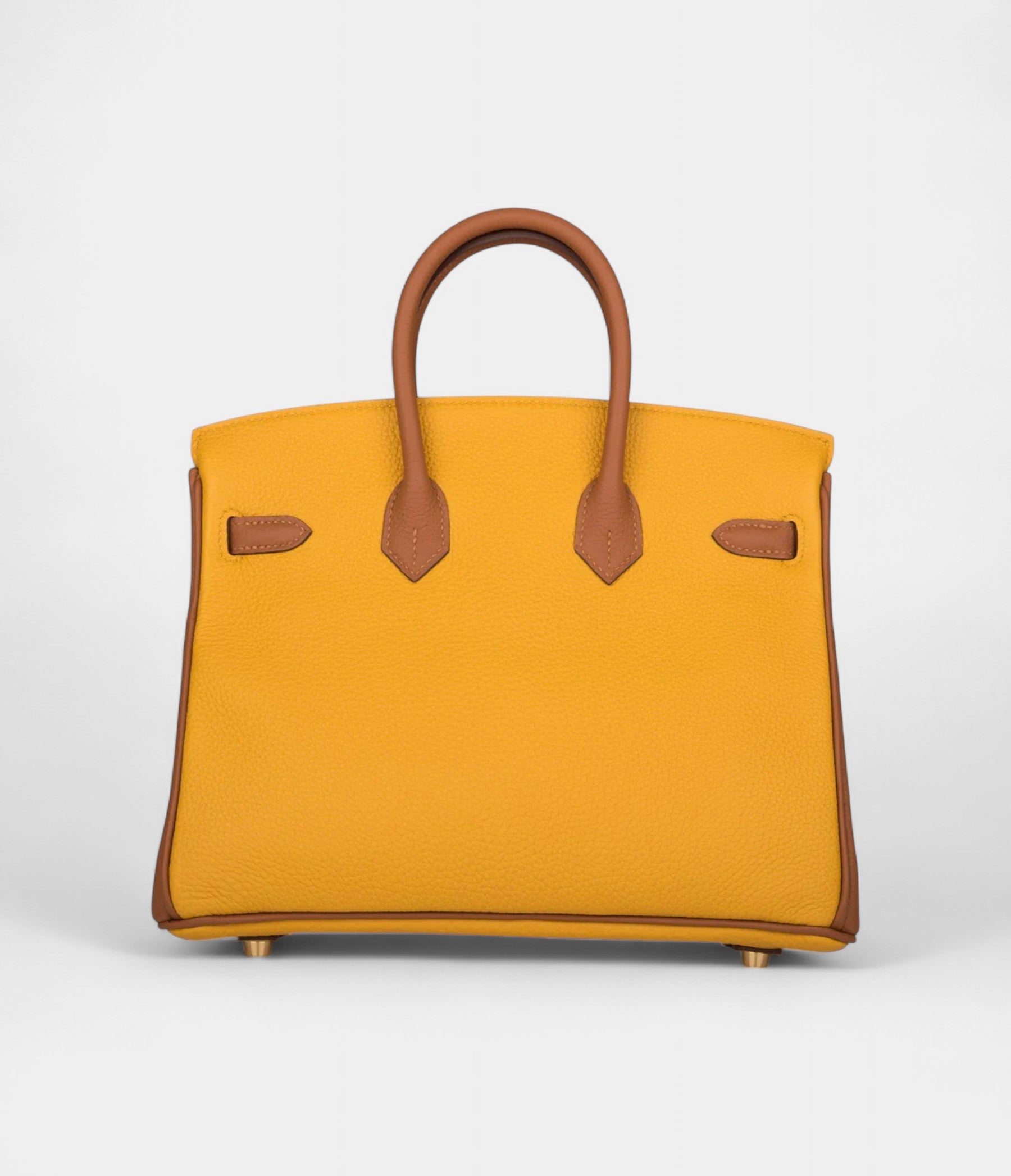 Hermès Birkin 25 Jaune Ambre and Gold Togo Permabrass Hardware