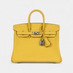 Hermès Birkin 25 Jaune de Naples Swift Palladium Hardware
