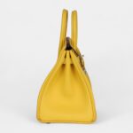 Hermès Birkin 25 Jaune de Naples Swift Palladium Hardware