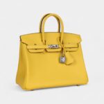 Hermès Birkin 25 Jaune de Naples Swift Palladium Hardware