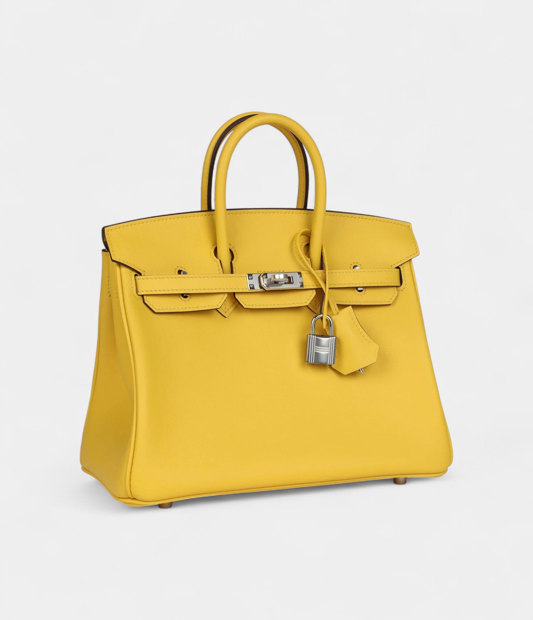 Hermès Birkin 25 Jaune de Naples Swift Palladium Hardware