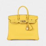 Hermès Birkin 25 Jaune de Naples Togo Gold Hardware
