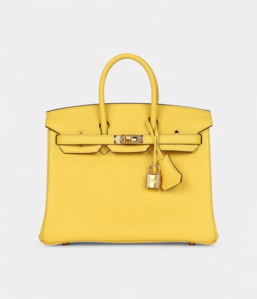 Hermès Birkin 25 Jaune de Naples Togo Gold Hardware