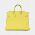Hermès Birkin 25 Lime Swift Palladium Hardware