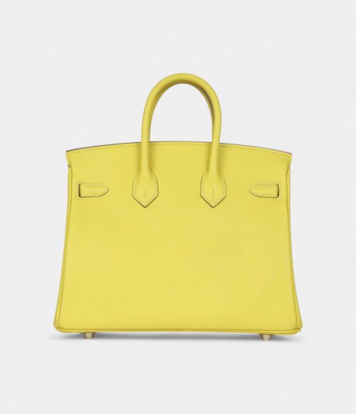 Hermès Birkin 25 Lime Swift Palladium Hardware