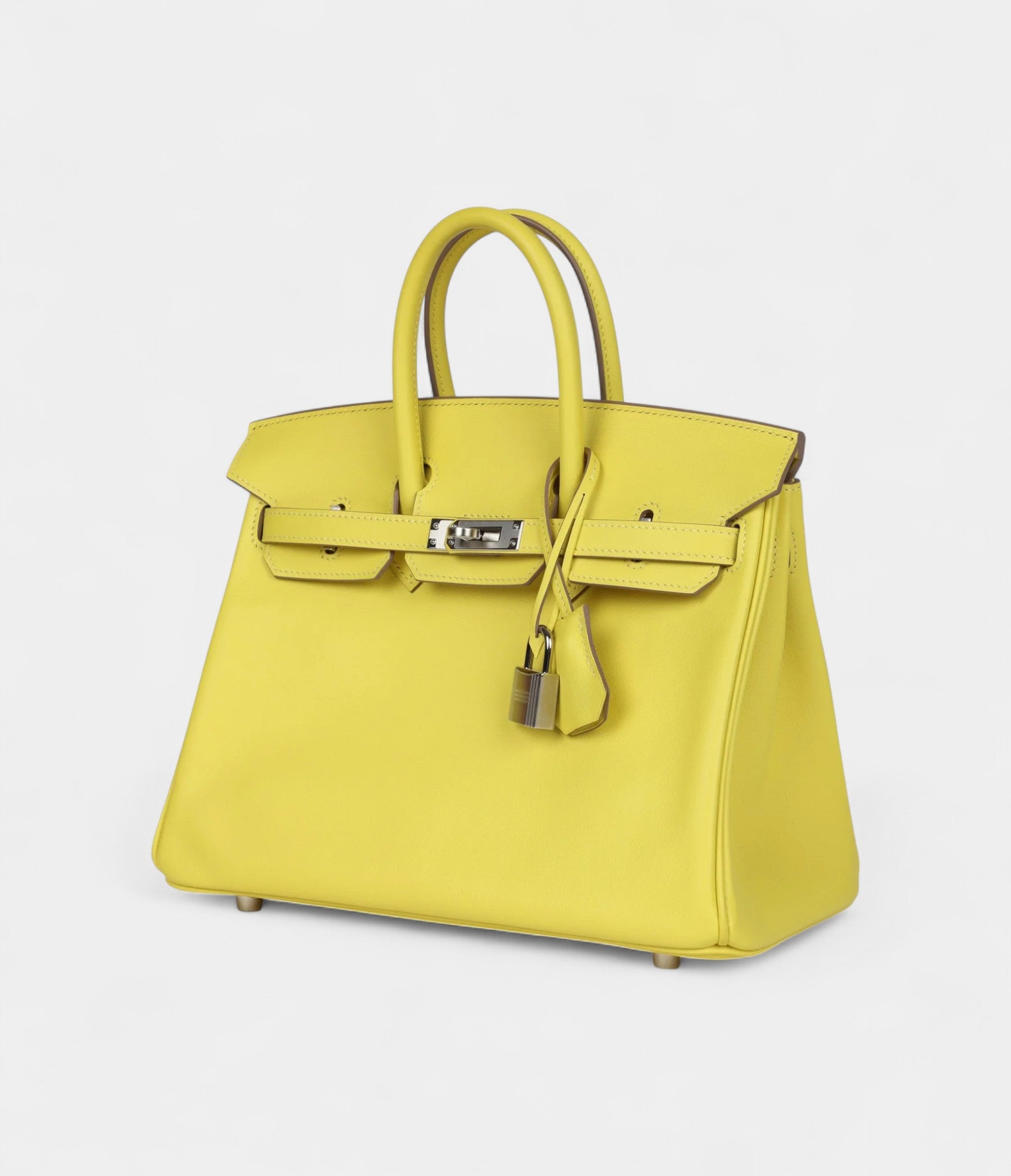 Hermès Birkin 25 Lime Swift Palladium Hardware