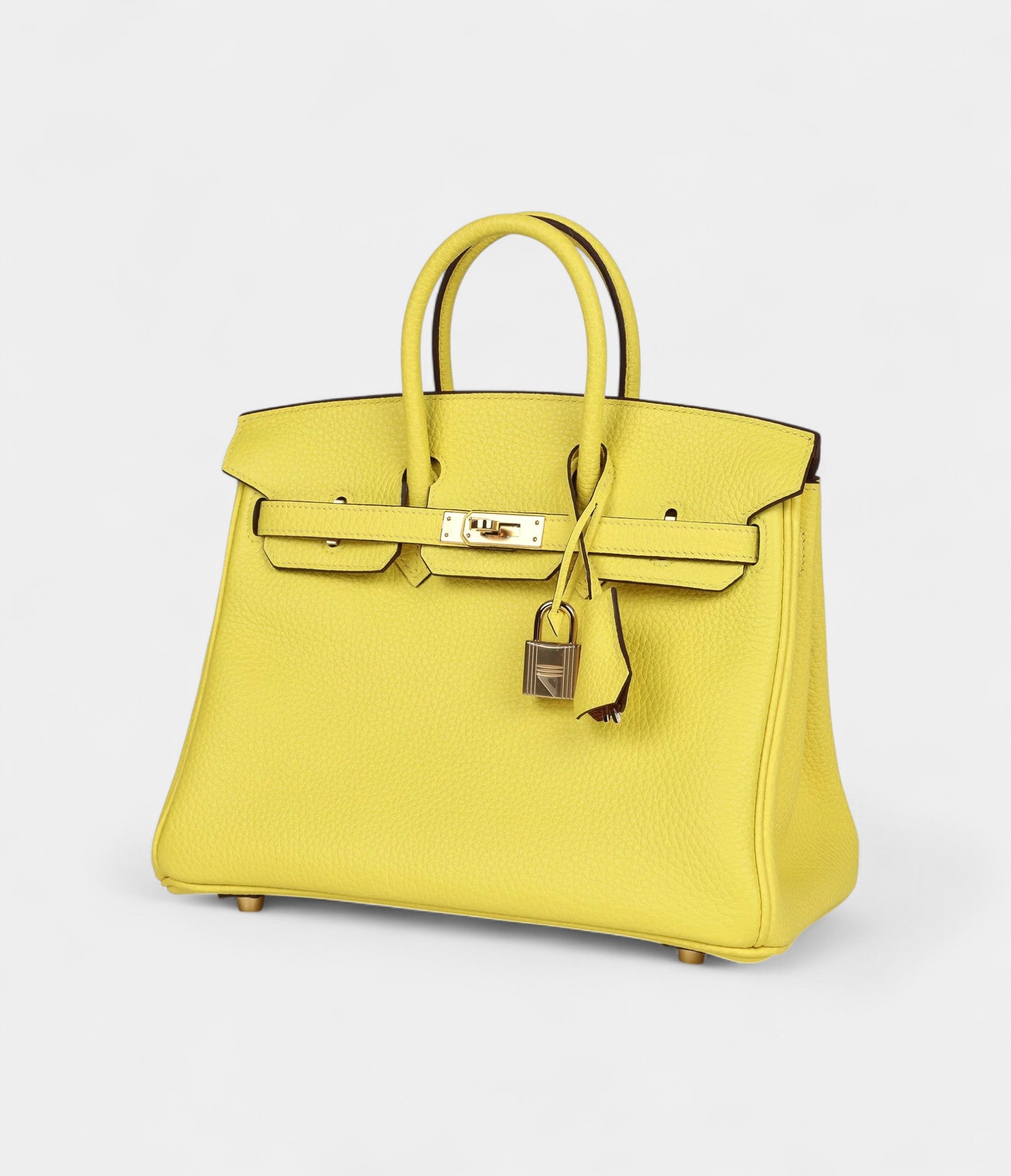 HermesBirkin25LimeVersoClemenceRoseGoldHardware_5.jpg Hermès Birkin 25 Lime Verso Clemence Rose Gold Hardware