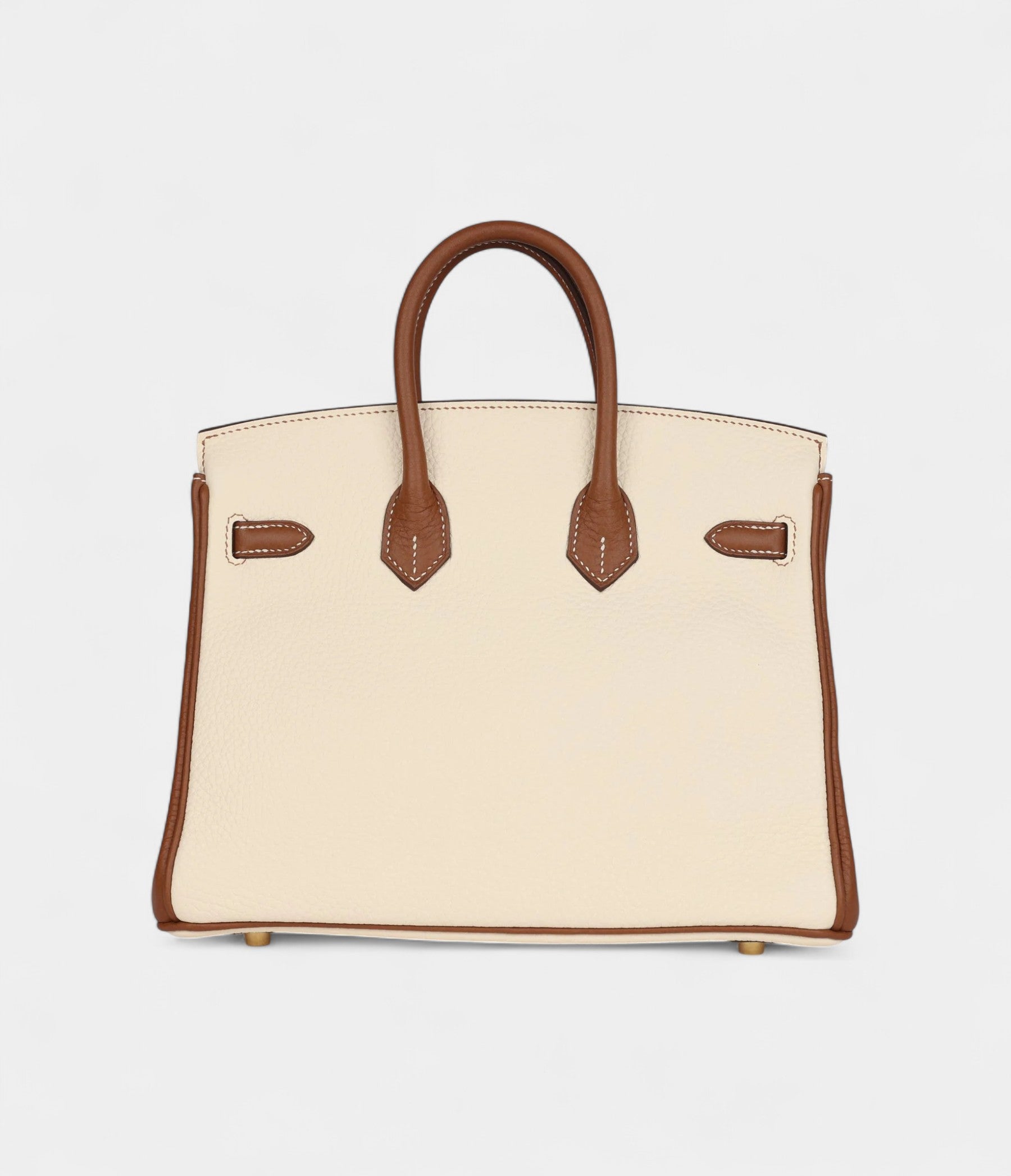 HermesBirkin25NataandGoldClemenceBrushedGoldHardware_2.jpg Hermès Birkin 25 Nata and Gold Clemence Brushed Gold Hardware