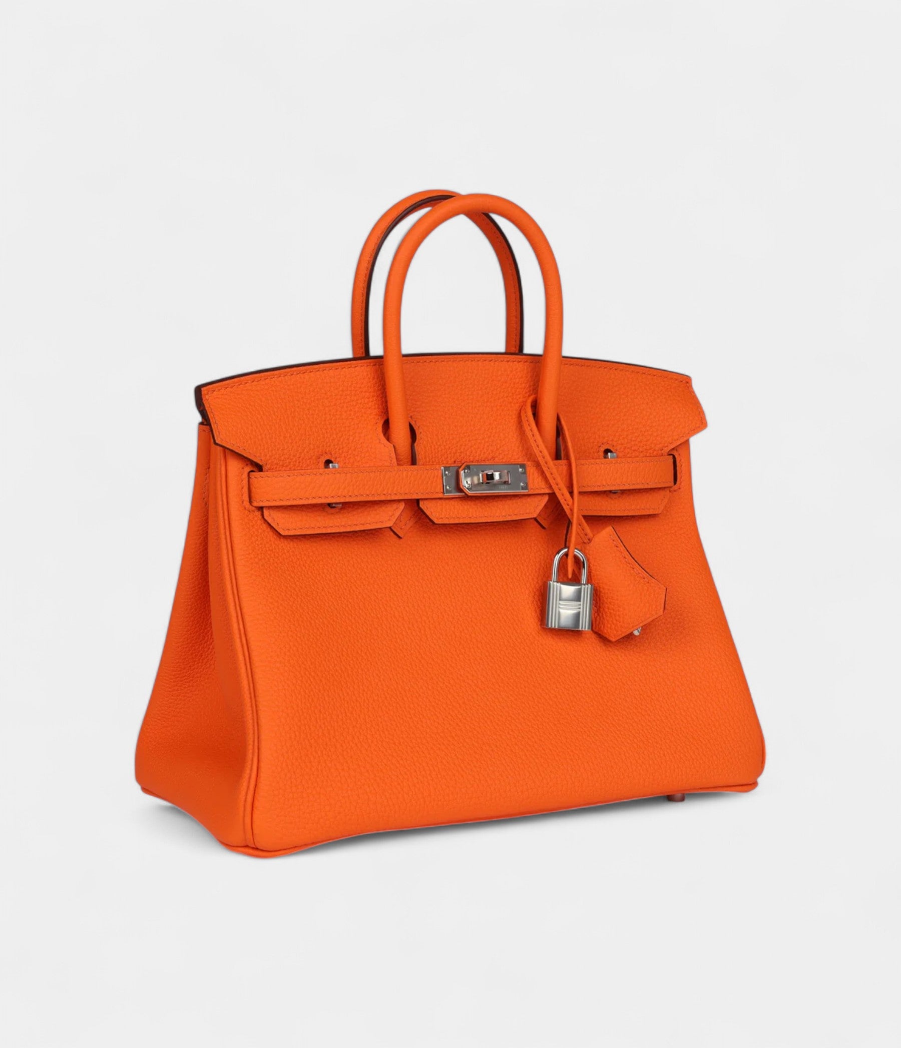 Hermès Birkin 25 Orange Minium Togo Palladium Hardware