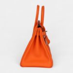 Hermès Birkin 25 Orange Minium Togo Palladium Hardware