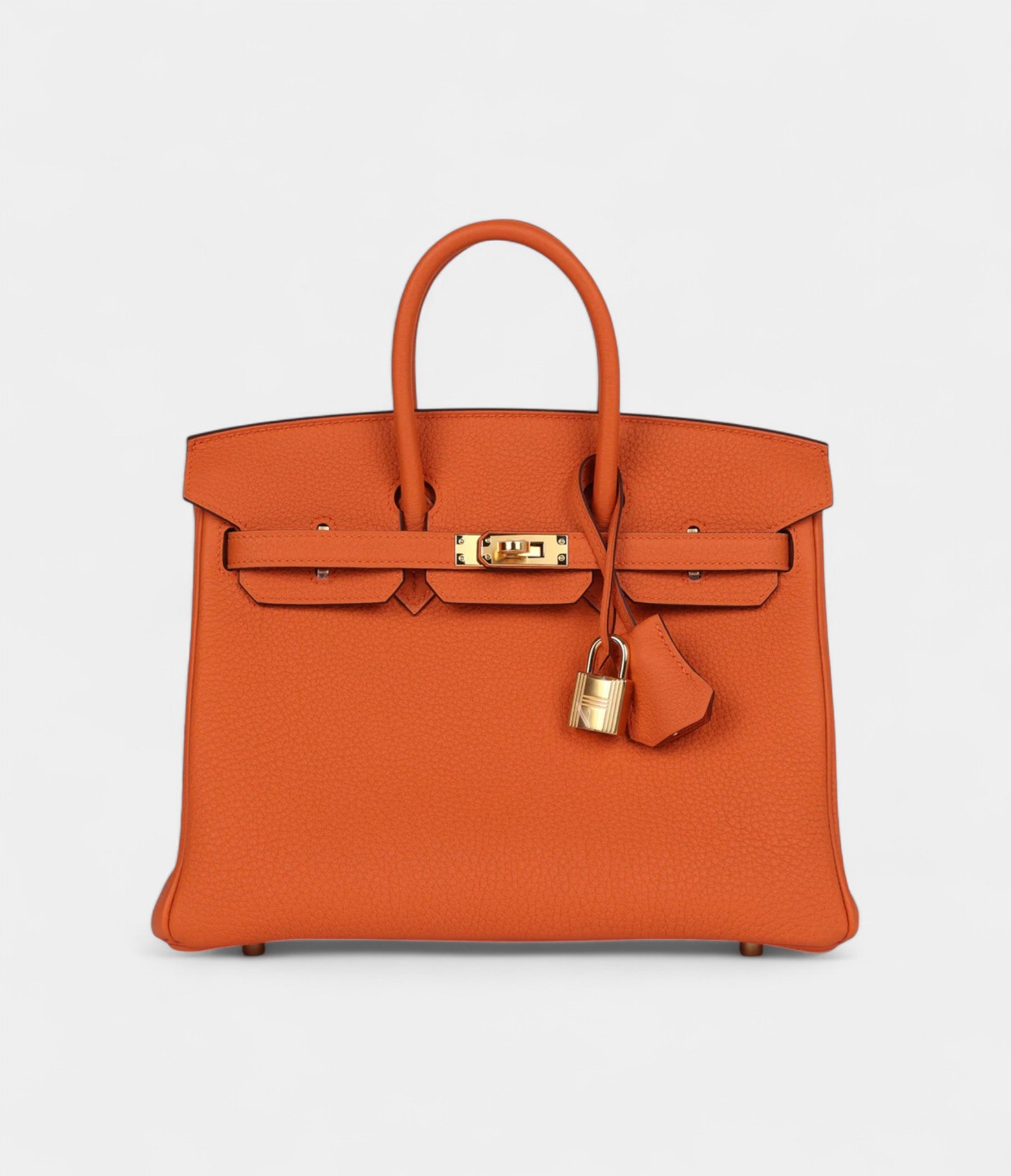 Hermès Birkin 25 Orange Togo Gold Hardware