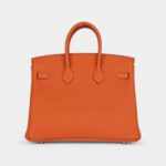Hermès Birkin 25 Orange Togo Gold Hardware