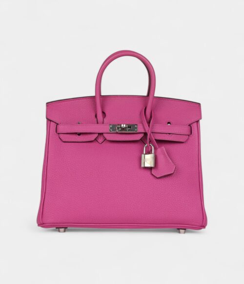 Hermès Birkin 25 Rose Pourpre Togo Palladium Hardware