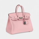 Hermès Birkin 25 Rose Sakura Swift Palladium Hardware