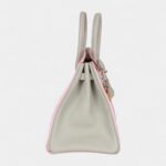 Hermès Birkin 25 Rose Sakura and Gris Perle Chevre Mysore Rose Gold Hardware