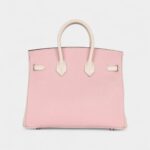 Hermès Birkin 25 Rose Sakura and Nata Swift Brushed Gold Hardware