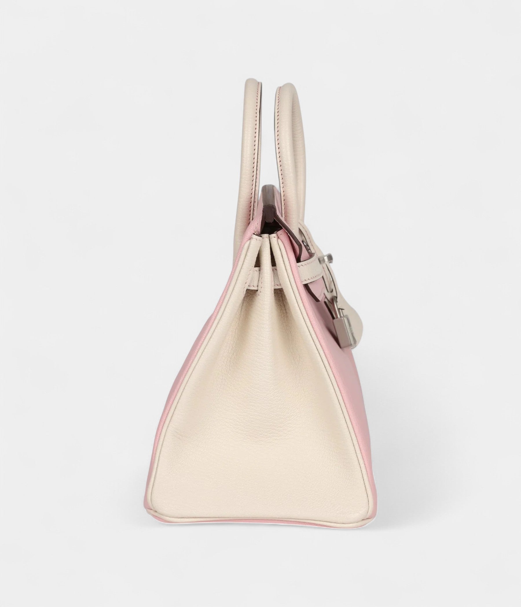 Hermès Birkin 25 Rose Sakura and Nata Swift Brushed Gold Hardware