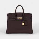 Hermès Birkin 25 Rouge Sellier Togo Gold Hardware