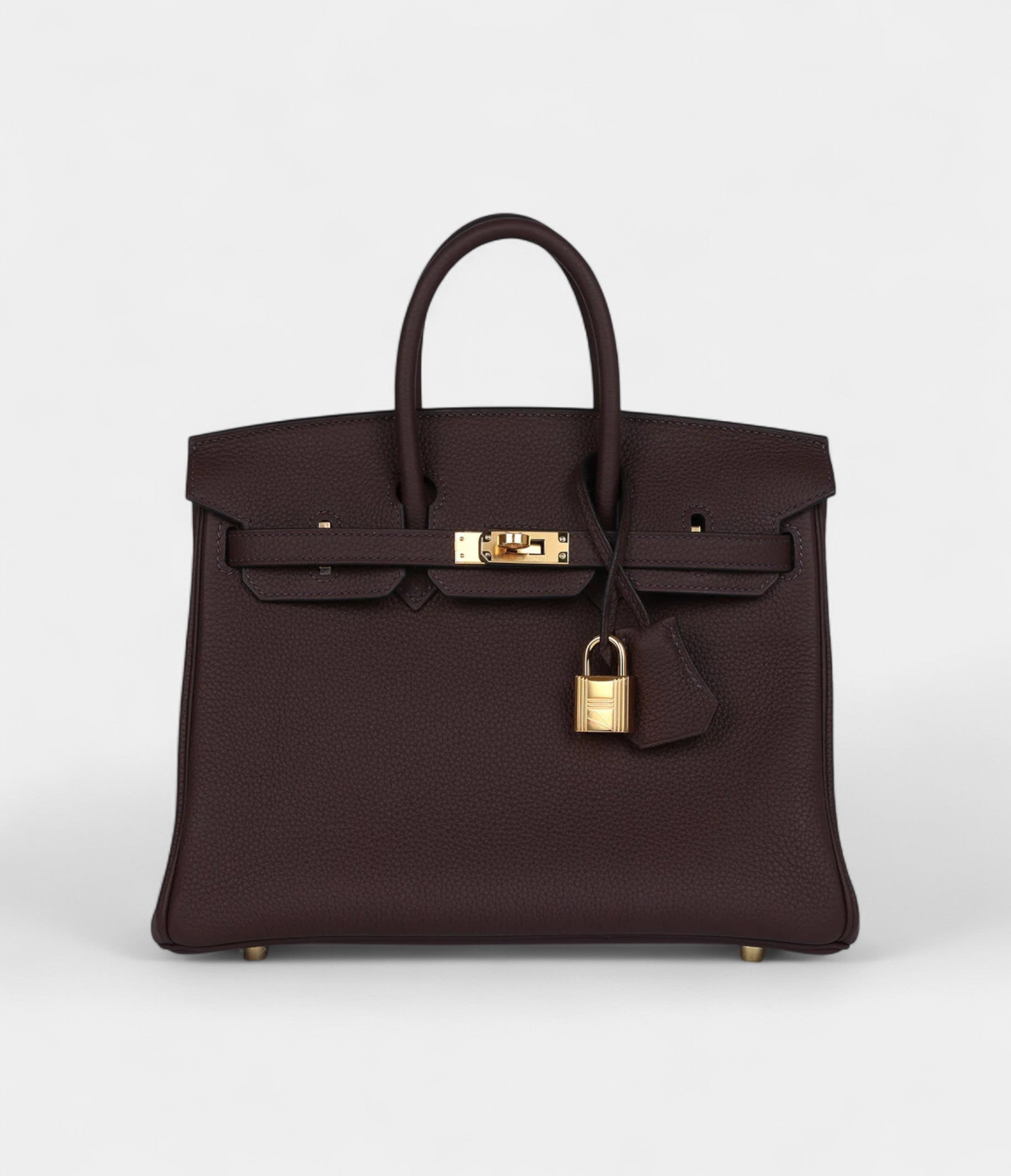 Hermès Birkin 25 Rouge Sellier Togo Gold Hardware