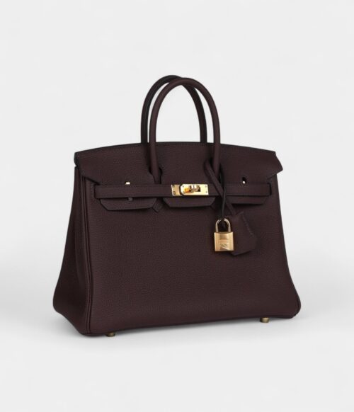 Hermès Birkin 25 Rouge Sellier Togo Gold Hardware