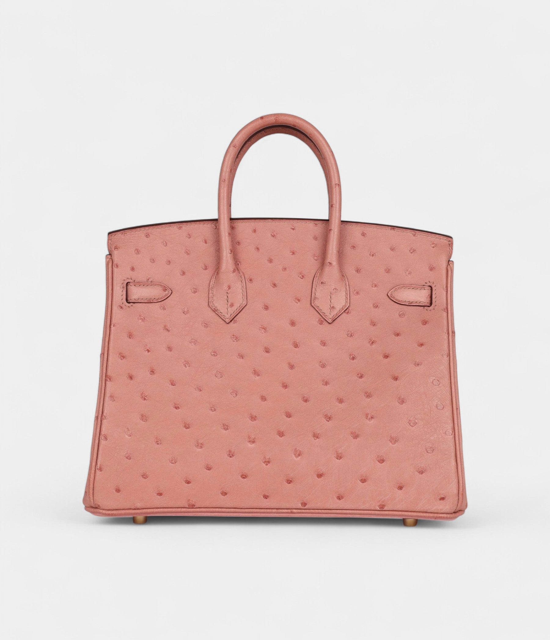 Hermès Birkin 25 Terre Cuite Ostrich Gold Hardware