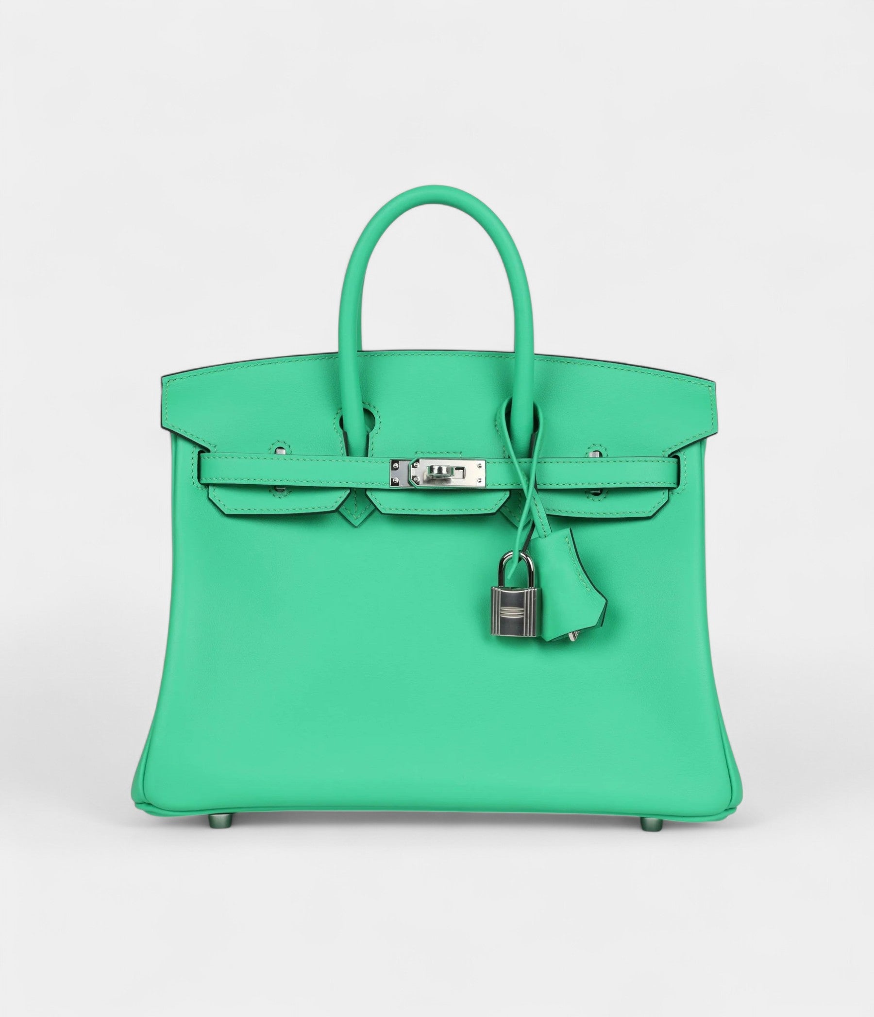 Hermès Birkin 25 Vert Comics Swift Palladium Hardware