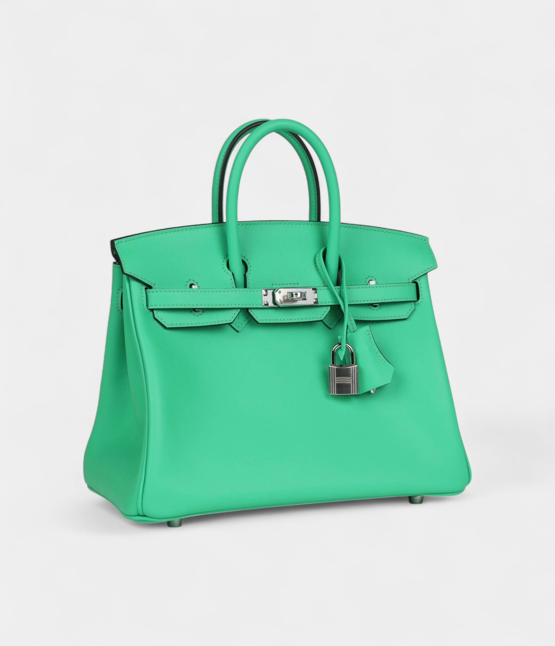 Hermès Birkin 25 Vert Comics Swift Palladium Hardware