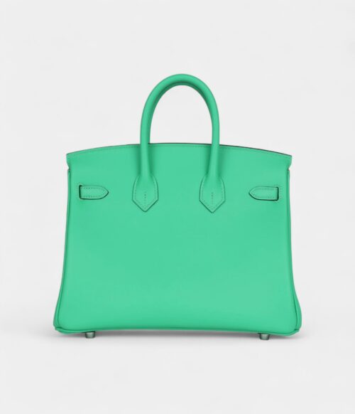 Hermès Birkin 25 Vert Comics Swift Palladium Hardware