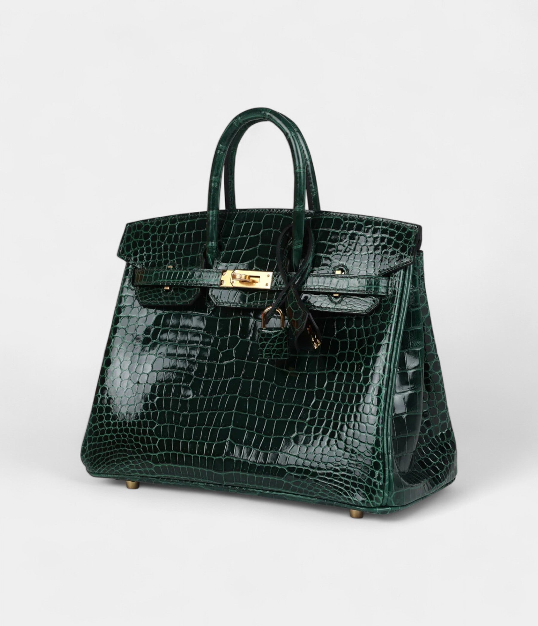 HermesBirkin25VertFonceShinyPorousCrocodileGoldHardware_3.jpg Hermès Birkin 25 Vert Fonce Shiny Porous Crocodile Gold Hardware