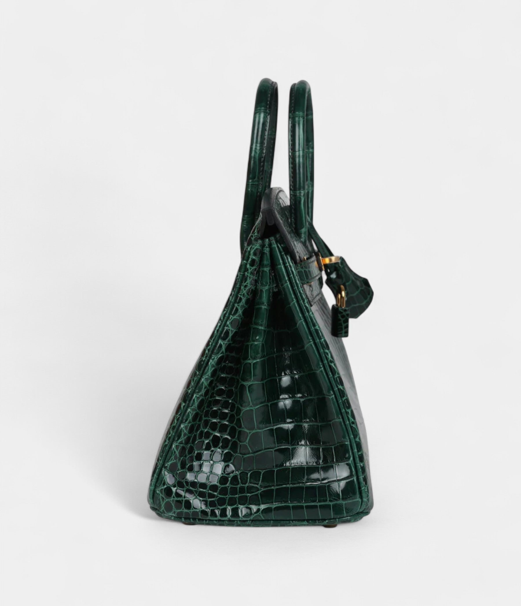 HermesBirkin25VertFonceShinyPorousCrocodileGoldHardware_4.jpg Hermès Birkin 25 Vert Fonce Shiny Porous Crocodile Gold Hardware