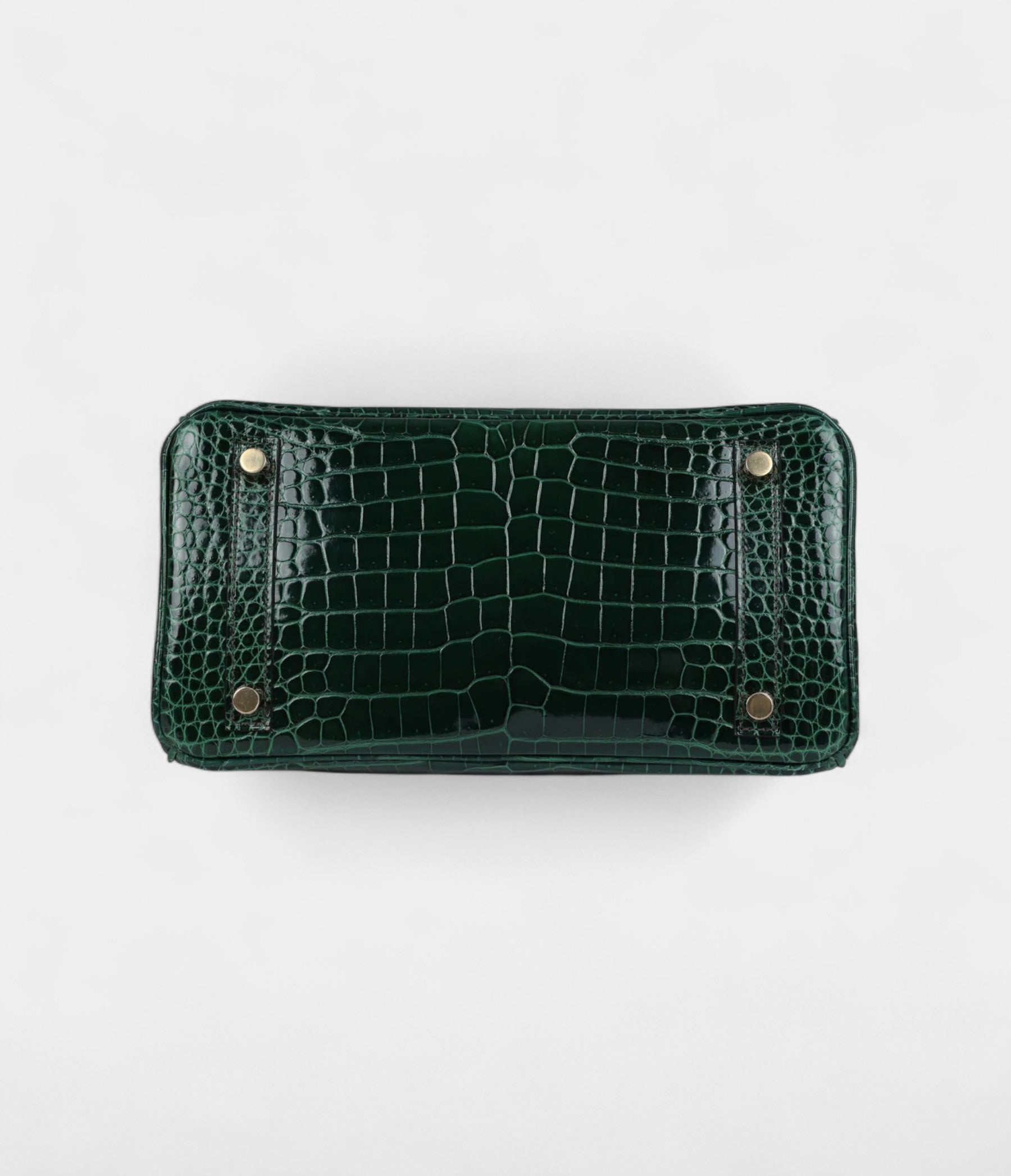 HermesBirkin25VertFonceShinyPorousCrocodileGoldHardware_5.jpg Hermès Birkin 25 Vert Fonce Shiny Porous Crocodile Gold Hardware