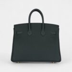 Hermès Birkin 25 Vert Fonce Togo Gold Hardware