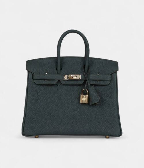 Hermès Birkin 25 Vert Mangrove Togo Permabrass Hardware