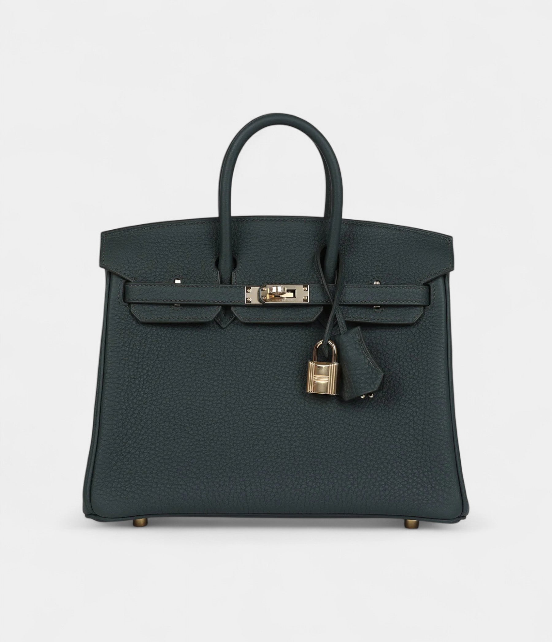 Hermès Birkin 25 Vert Mangrove Togo Permabrass Hardware