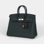 Hermès Birkin 25 Vert Mangrove Togo Permabrass Hardware
