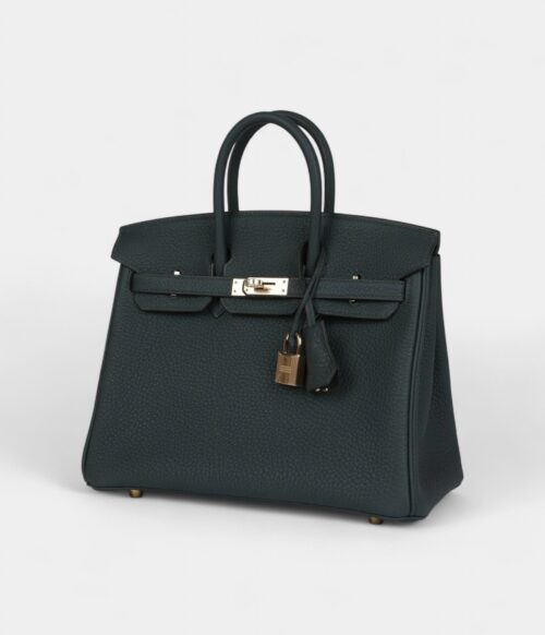 Hermès Birkin 25 Vert Mangrove Togo Permabrass Hardware