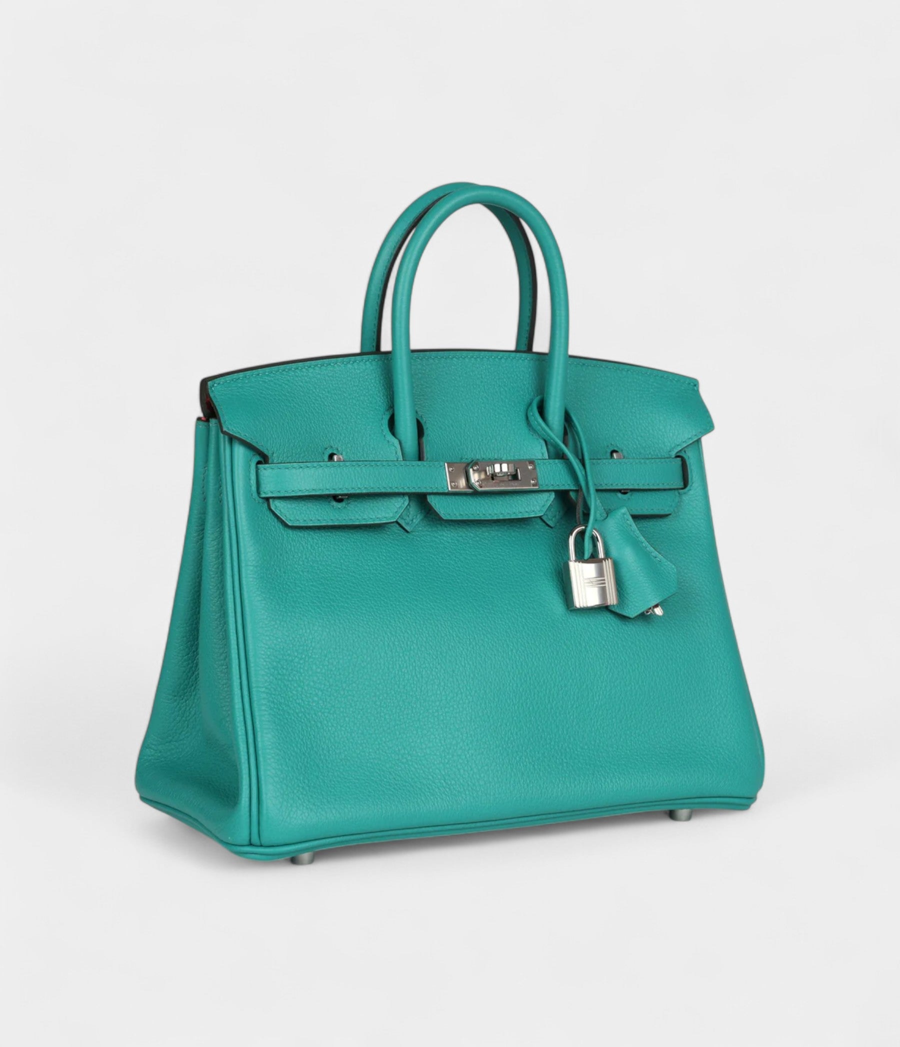 Hermès Birkin 25 Vert Verone Verso Novillo Palladium Hardware