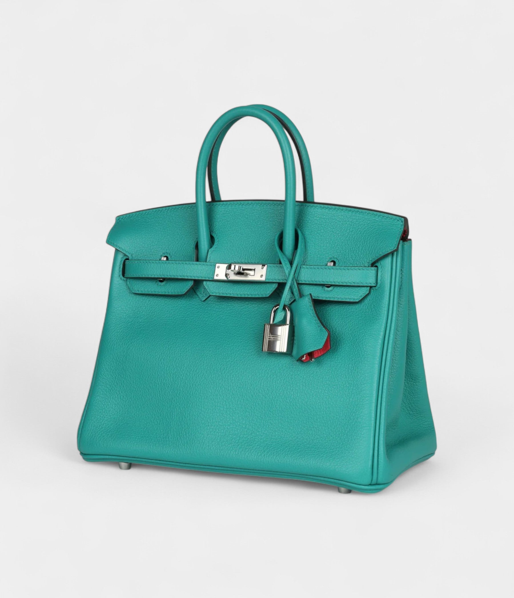Hermès Birkin 25 Vert Verone Verso Novillo Palladium Hardware