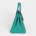 Hermès Birkin 25 Vert Verone Verso Novillo Palladium Hardware