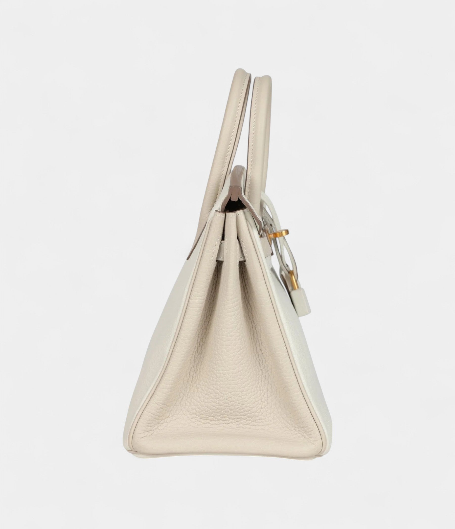 HermesBirkin25WhiteandTrenchTogoBrushedGoldHardware_3.jpg Hermès Birkin 25 White and Trench Togo Brushed Gold Hardware