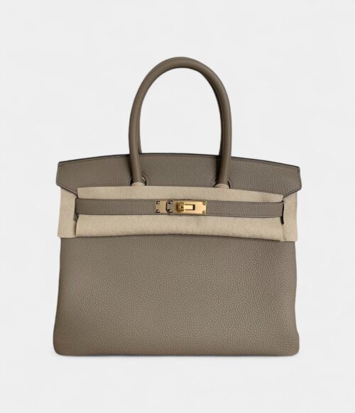 Hermès Birkin 30 Beige Leather Handbag A Timeless Icon of Luxury