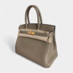 Hermès Birkin 30 Beige Leather Handbag A Timeless Icon of Luxury