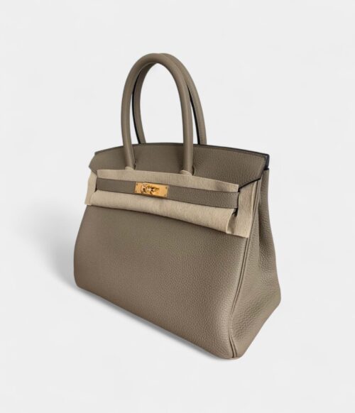 Hermès Birkin 30 Beige Leather Handbag A Timeless Icon of Luxury